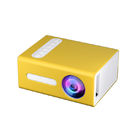 Yellow T300 Led Mini Projector 25ANSI Portable Multimedia Projector